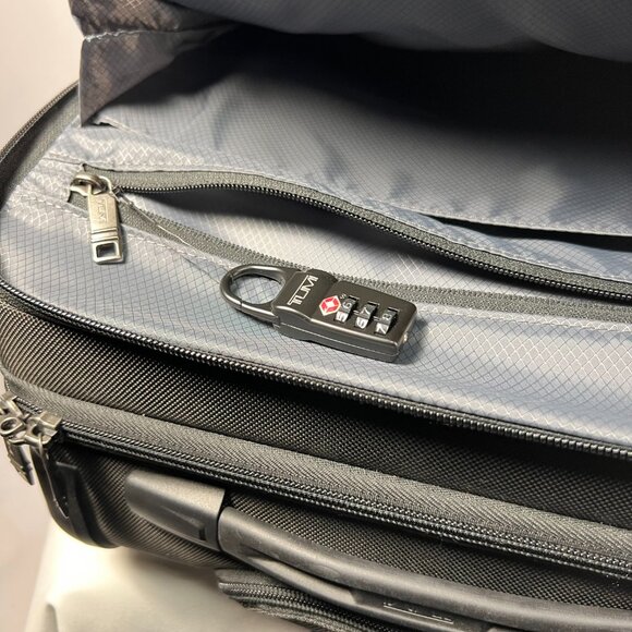 TUMI Merge Black 14-Inch Compact Briefcase Spinner Suitcase - Picture 6 of 12